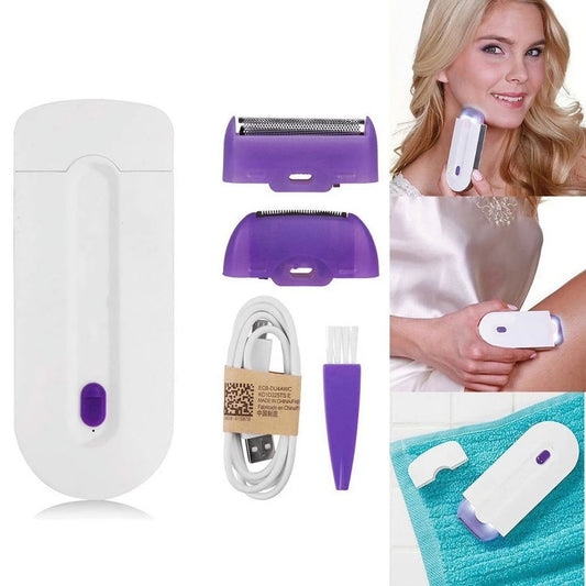 2-in-1 Rechargeable Electric Hair Remover for Women