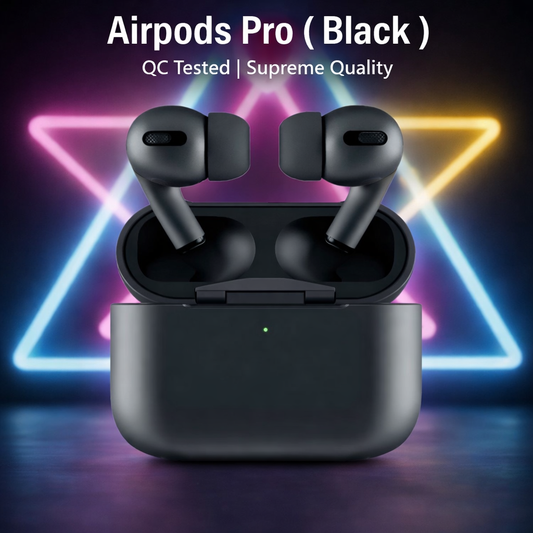 Apple AirPods Black (2nd Generation) Noise Cancellation – (With Box)